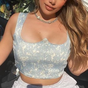 Tank crop corset